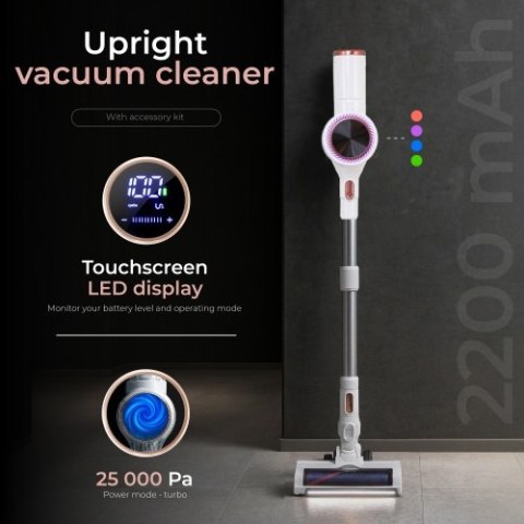 AD 7079 Odkurzacz pionowy z dotykowym wyświetlaczem led | 4 tryby ssania | silnik bezszczotkowy | hepa 13 | do 70 m?