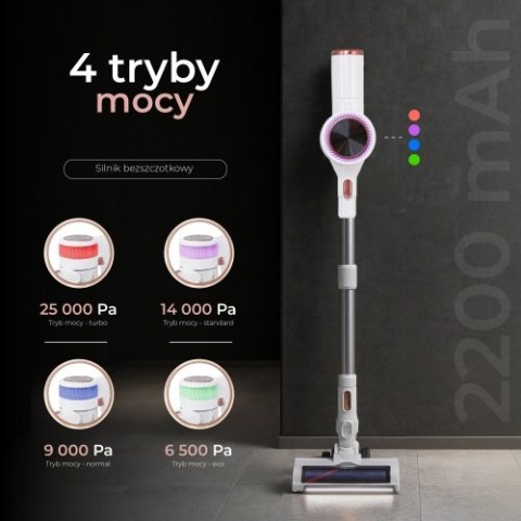 AD 7079 Odkurzacz pionowy z dotykowym wyświetlaczem led | 4 tryby ssania | silnik bezszczotkowy | hepa 13 | do 70 m?