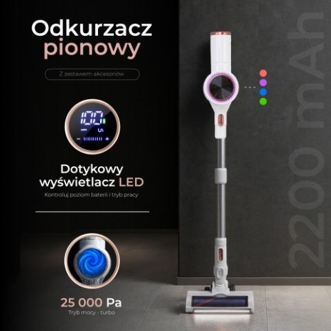 AD 7079 Odkurzacz pionowy z dotykowym wyświetlaczem led | 4 tryby ssania | silnik bezszczotkowy | hepa 13 | do 70 m?