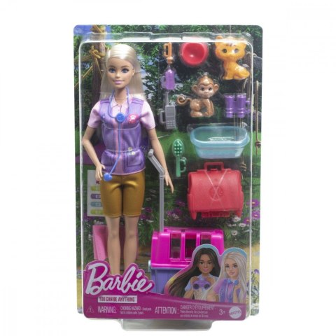 Lalka barbie ratowniczka zwierząt kariera