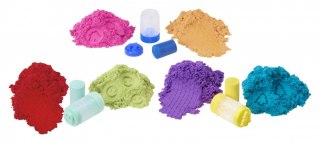 Piasek kinetyczny wonder factory never dry sand bag, pomarańczowy, czerwony