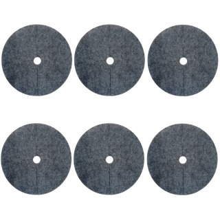 Zestaw krążków antychwastowych 6 szt. Bertoni - 60 cm, szary