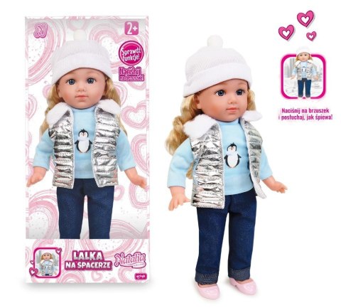 Lalka funkcyjna natalia w srebrnej kamizelce