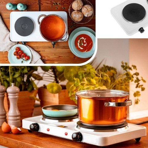 Kuchenka elektryczna dwupalnikowa ADLER AD 6520