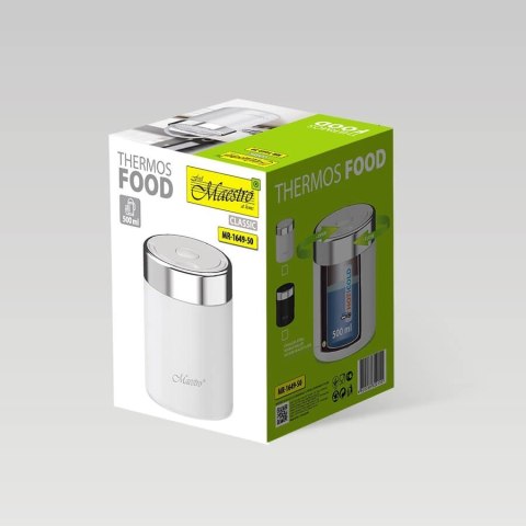 Termos obiadowy 500 ml MR-1649-50-WHITE MAESTRO