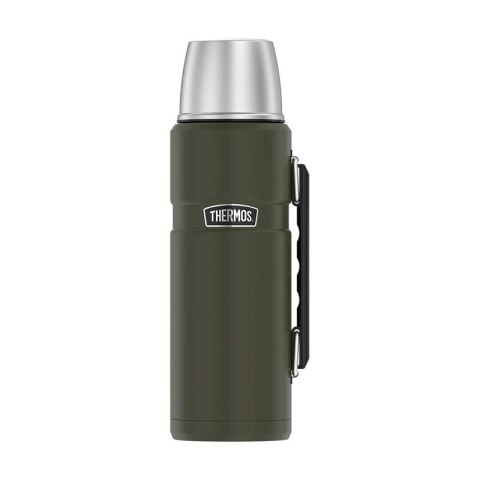 Termos z uchwytem na napoje 470 ml THERMOS - zieleń wojskowa