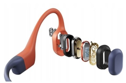 Słuchawki bezprzewodowe kostne Shokz OpenSwim Pro Red
