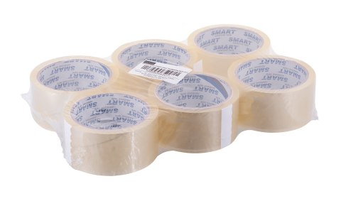 BSTech Taśma SMART Akryl Transparent 48mmx60m 6 szt w zestawie