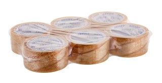 BSTech taśma klejąca Solvent Transparent 48mmx66m 6 szt