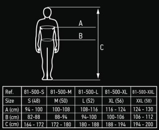 BLUZA POLAROWA CZARNA XXL/58