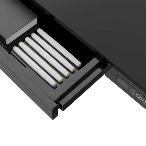 Activejet Biurko z elektryczną regulacją wysokości 140x70 ET119W-C czarne