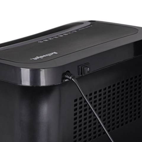 Niszczarka Activejet ASH-2502C, P-4, 28 l, ścinki 4x40 mm, 25 kartek, czarna