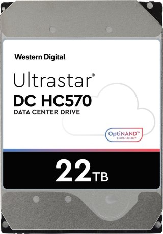 Dysk serwerowy HDD Western Digital Ultrastar DC HC570 WUH722222ALE6L4 (22 TB; 3.5"; SATA)