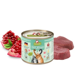 GranataPet DeliCatessen dziczyzna i tuńczyk karma mokra dla kota 200g