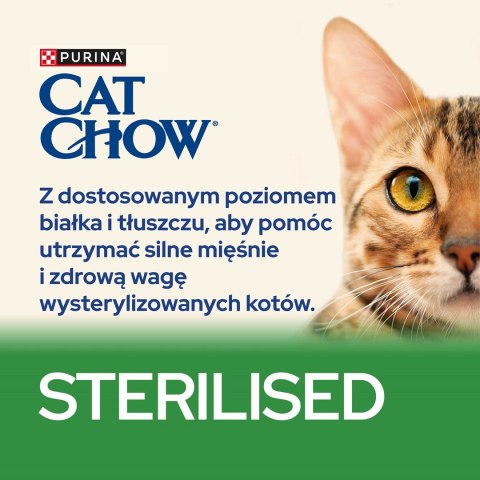 PURINA CAT CHOW Sterilized - sucha karma dla kota - 1,5 kg