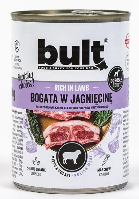 BULT Puszka bogata w jagnięcinę 400g