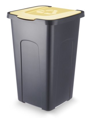 POJEMNIK NA ODPADY SORTA ŻÓŁTY 50L