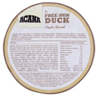 ACANA Free-Run duck dog 2kg