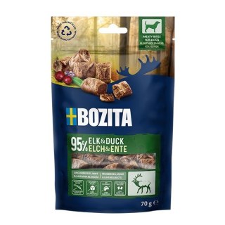 BOZITA Meaty Bites łoś,kaczka przysmak pies 70g