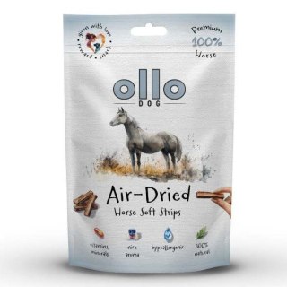 Ollo suszone paski przysmak z koniny dla psa 80g