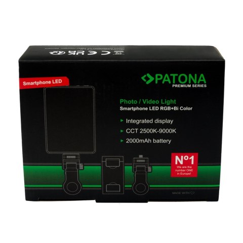PATONA Premium Lampka LED RGB/Bi-Color do smartfonów