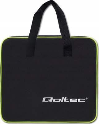 Qoltec Mobilna ładowarka do samochodu elektrycznego EV z regulacją 2w1 Typ2 SCHUKO 3.5kW 230V LCD Przenośna Wallbox 5m