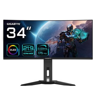 MONITOR GIGABYTE LED 34" MO34WQC 175Hz