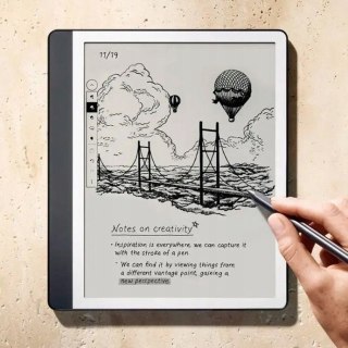 Ebook New Kindle Scribe - 2024 release 10.2" glare-free 64GB Wi-Fi (Without Lockscreen Ads) with Premium Pen Tungsten