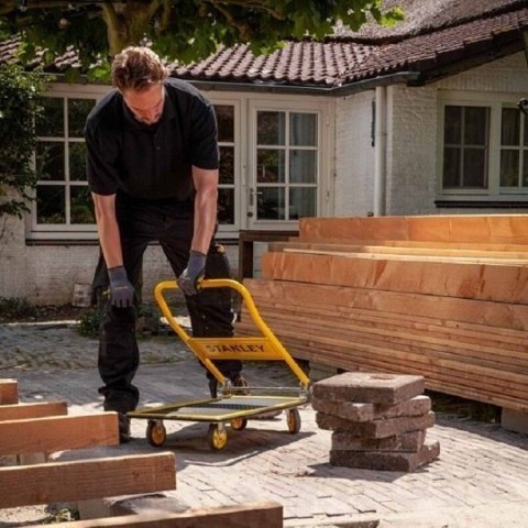 Wózek stalowy platforma 150kg koła łożyskowane STANLEY SXWT-PC527