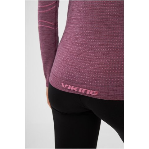 Bielizna damska VIKING Lana Pro Longsleeve Merino roz. S różowa