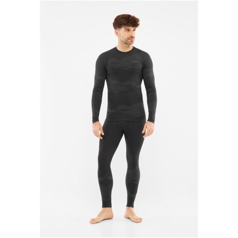 Bielizna męska VIKING Gasher Man Set Merino roz. M czarna