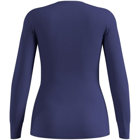 Bielizna termoaktywna z długim rękawem Odlo BL TOP crew neck s/s ACTIVE WARM roz. L Niebieska