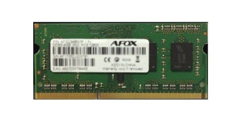 AFOX SO-DIMM DDR4 16G 2400MHZ Rank1 AFSD416ES1P