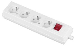 GNIAZDO POCZWÓRNE + WYŁĄCZNIK 16A 250V ROZBIERALNE Z/U BIAŁE