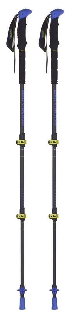 Kije Viking Carbo Lite Trekking czarno/limonkowe