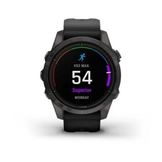 Zegarek sportowy Garmin EPIX PRO (Gen 2) AMOLED 42mm Sapphire Titanium/Szary