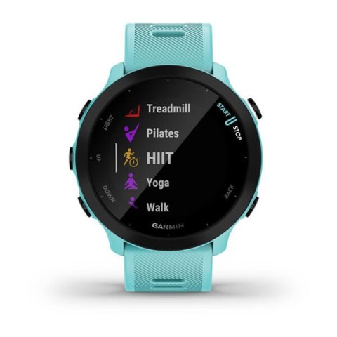 Zegarek sportowy Garmin Forerunner 55 42mm Turkusowy