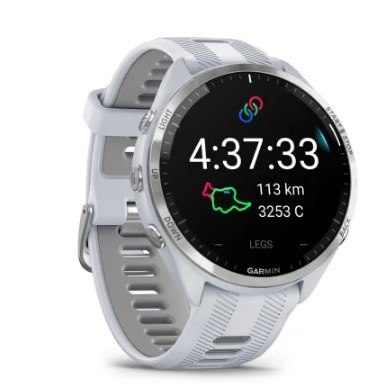 Zegarek sportowy Garmin Forerunner 965 mleczny kwarc