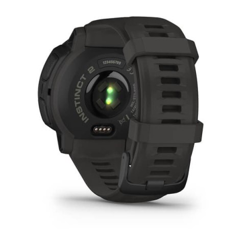 Zegarek sportowy Garmin Instinct 2 Solar Graphite 45mm Grafitowy