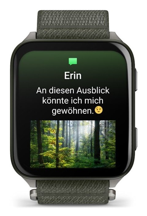 Zegarek sportowy Garmin Venu X1 AMOLED 51mm Moss/Zielony