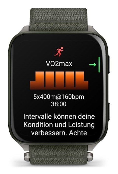 Zegarek sportowy Garmin Venu X1 AMOLED 51mm Moss/Zielony