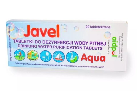 Tabletki do odkażania wody Javel Aqua 20szt