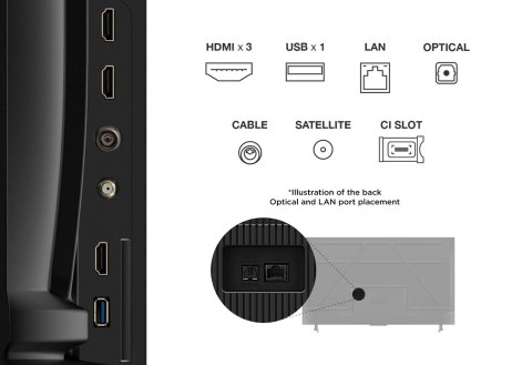 Telewizor TCL 55V6C DLED 55'' 4K Ultra HD Google TV Dolby Atmos DVB-T2 Metaliczny