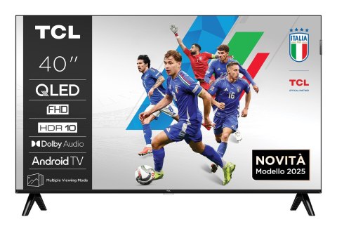 Telewizor TCL 40S59K QLED 40'' Full HD Android TV Dolby Digital Plus DVB-T2 Metaliczny