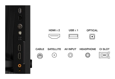 Telewizor TCL 40S59K QLED 40'' Full HD Android TV Dolby Digital Plus DVB-T2 Metaliczny