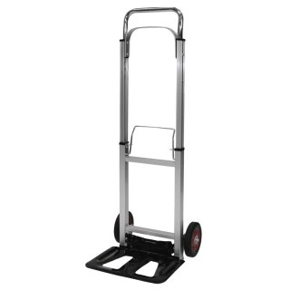 Aluminiowy wózek magazynowy transportowy składany ręczny młynarka 90kg