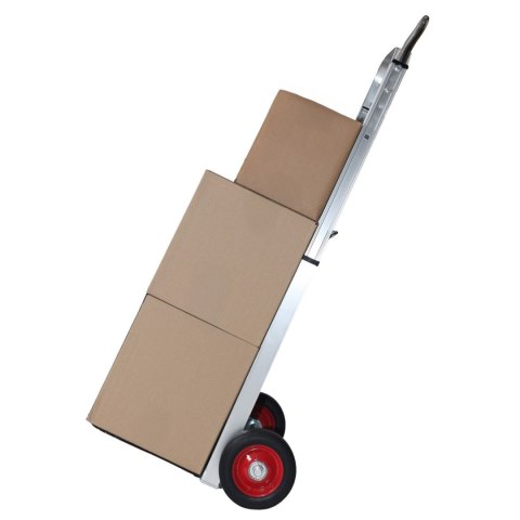 Aluminiowy wózek magazynowy transportowy składany ręczny młynarka 90kg