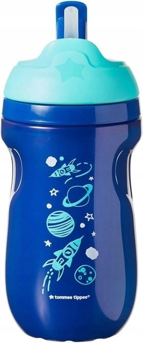 470232 BIDON SŁOMKA BOY 260 ML. 12 + Tommee Tippee