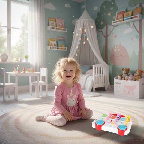 Autobus edukacyjny grający wyskakujące zwierzątka kluczyki