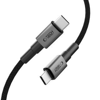 Kabel przewód USB-C PD 100W 5A 300 cm - szary
